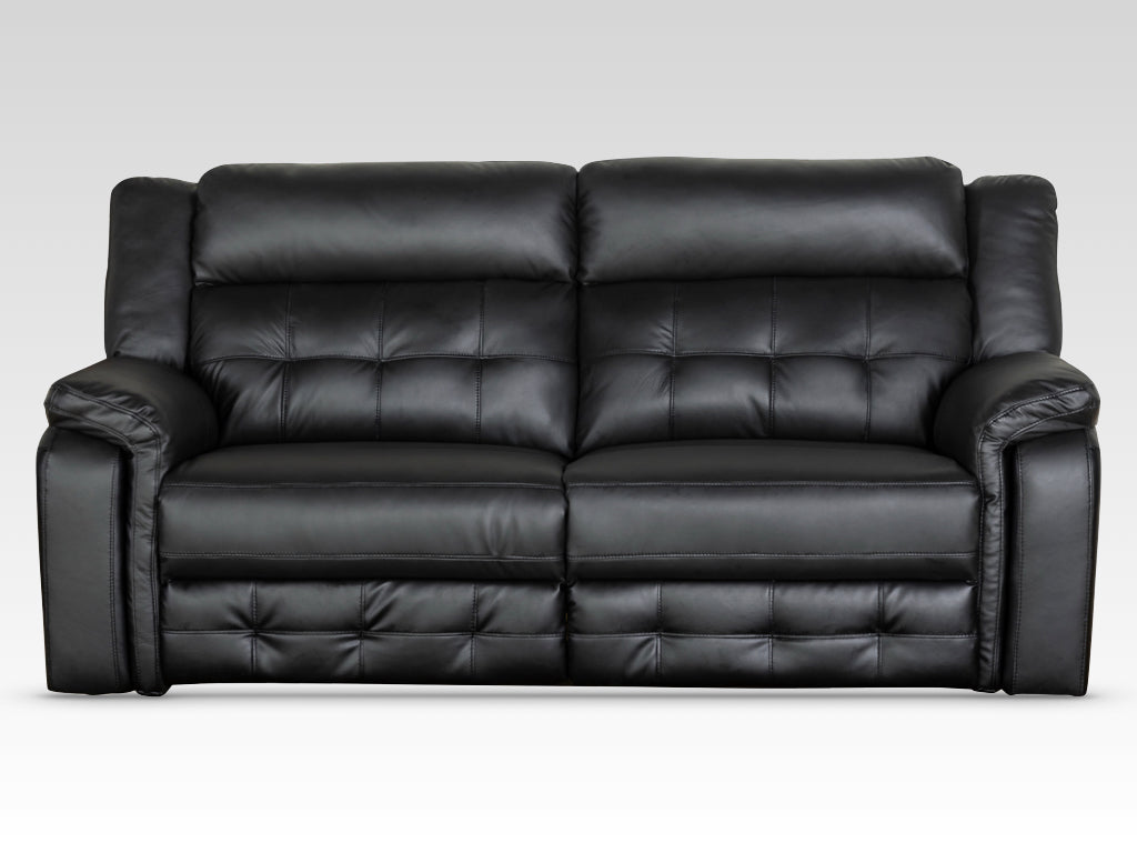 Ellesmere 3+2 Electric Suite Leather - Black