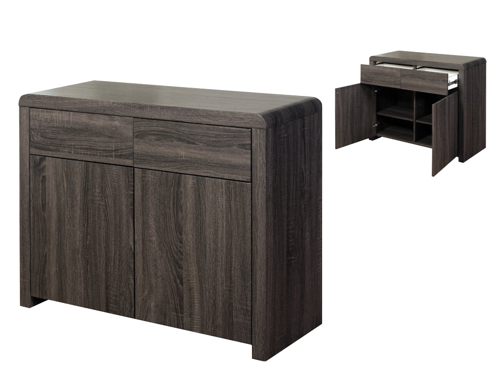 Encore 2 Door Sideboard - Charcoal