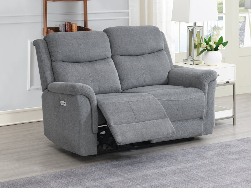 Faringdon 3+2 Electric Reclining Suite - Grey