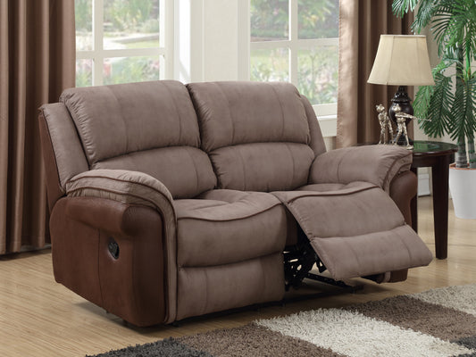 Farnham Fusion 2 Seater - Taupe/Tan