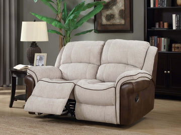 Farnham Fusion 2 Seater - Mink/ Tan