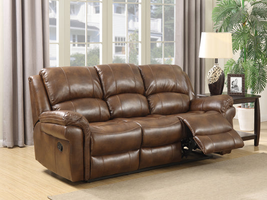 Farnham 3 Seater Leather Aire - Tan