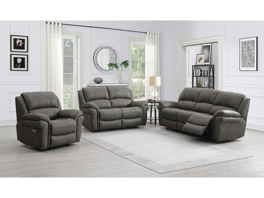 Farnham Ultra 3+1+1 Electric Recliner Sofa Suite - Grey