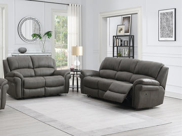Farnham Ultra 3+2 Electric Recliner Sofa Suite - Grey