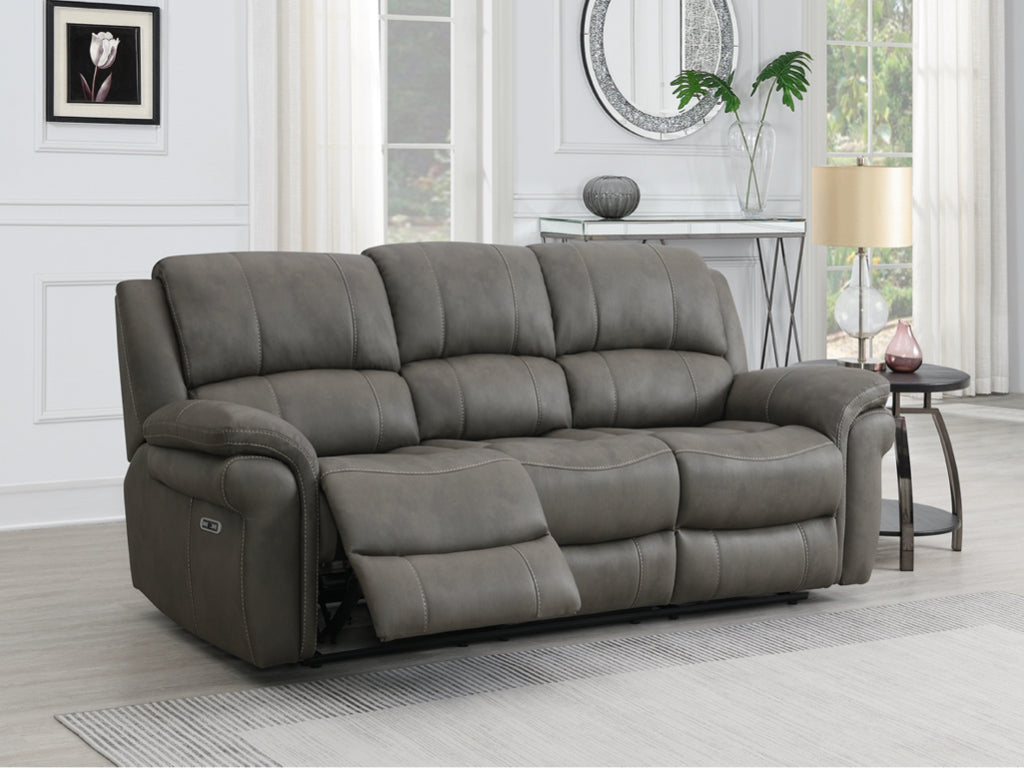 Farnham Ultra 3+1+1 Electric Recliner Sofa Suite - Grey