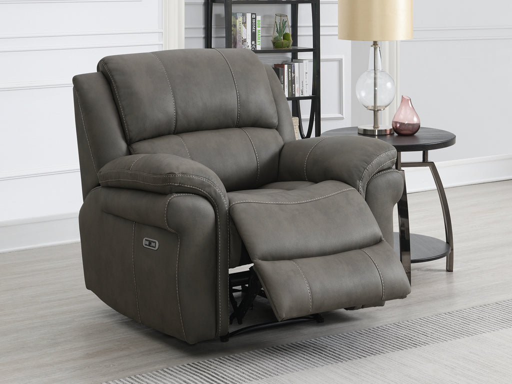 Farnham Ultra 3+1+1 Electric Recliner Sofa Suite - Grey