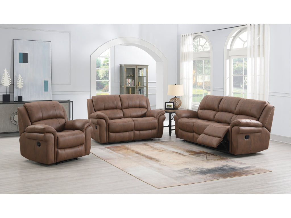 Farnham  Ultra 3+1+1 Manual Sofa Suite - Tan (Fabric)