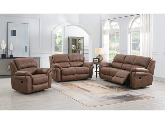 Farnham Ultra 3+1+1 Manual Recliner Sofa Suite - Tan
