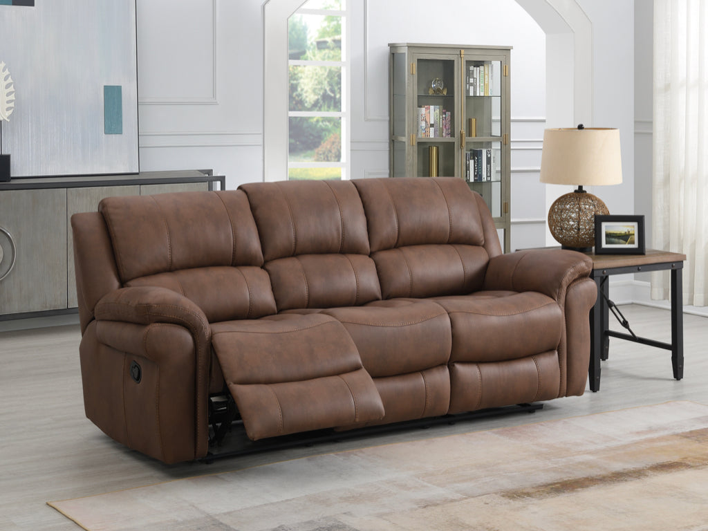 Farnham  Ultra 3+1+1 Manual Sofa Suite - Tan (Fabric)