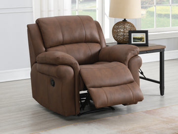 Farnham Ultra Manual Recliner Armchair  - Tan (Fabric)