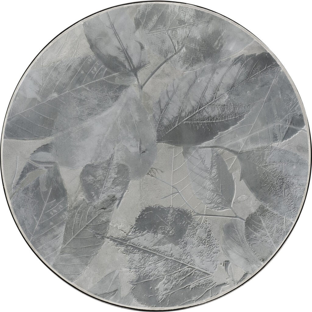 Ferne Patio Dining Set - Black/Grey Leaf