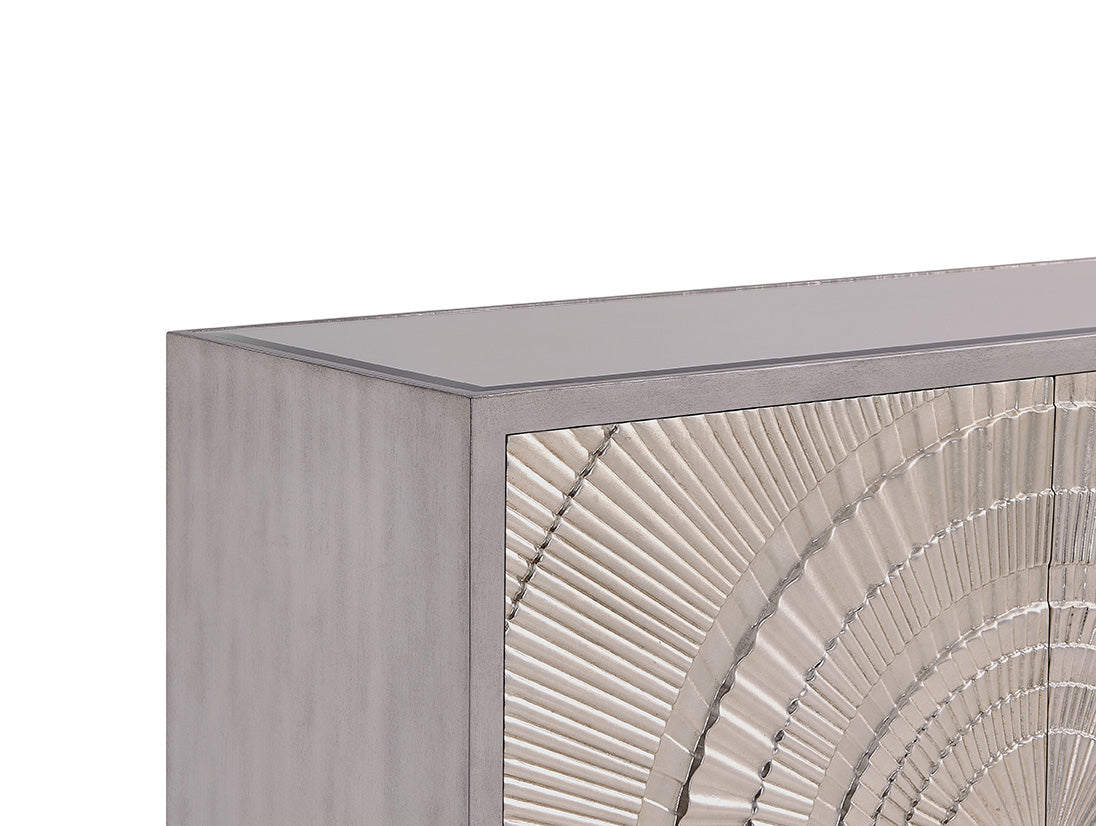 Frenso 2 Door Sideboard - Silver