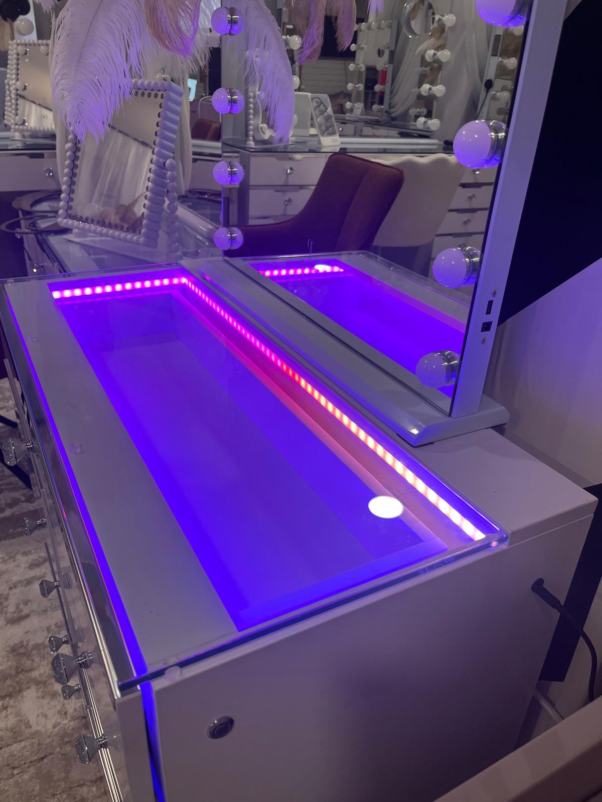 11 Drawer Mini Chest with Led Rainbow Lights