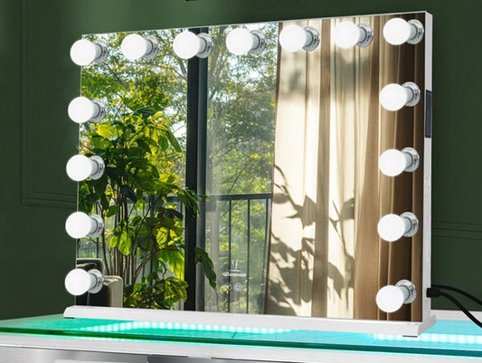 Glam Pro Max Hollywood Makeup Mirror with Bluetooth