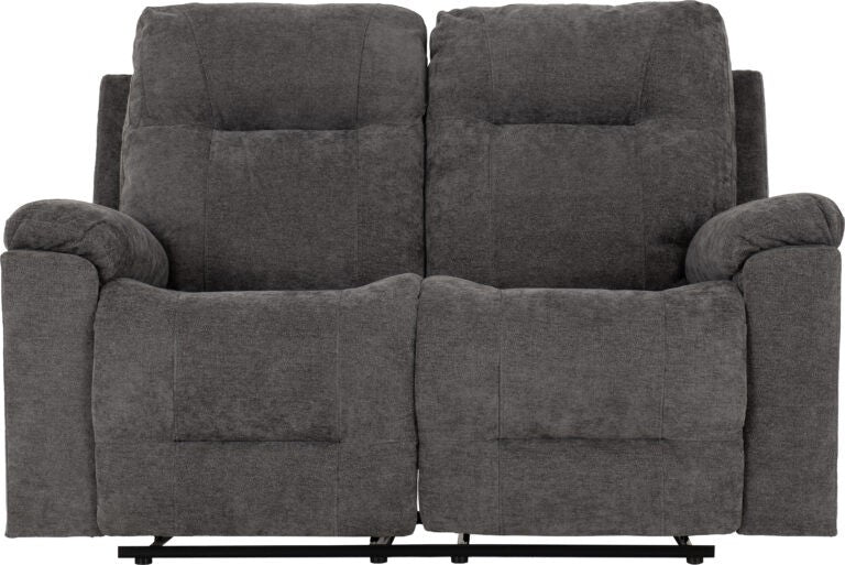 Guildford 2 Seater Recliner Sofa – Grey Fabric