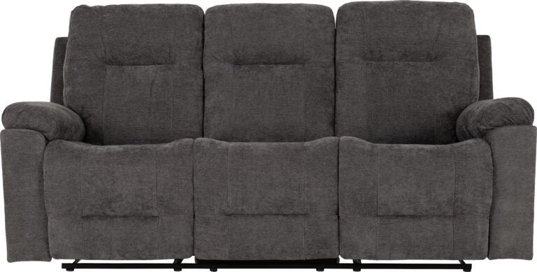 Guildford 3 Seater Recliner Sofa – Grey Fabric