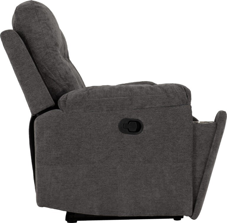 Guildford 3 Seater Recliner Sofa – Grey Fabric