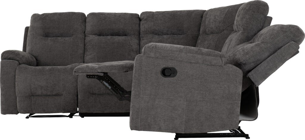 Guildford Corner Sofa – Grey Fabric