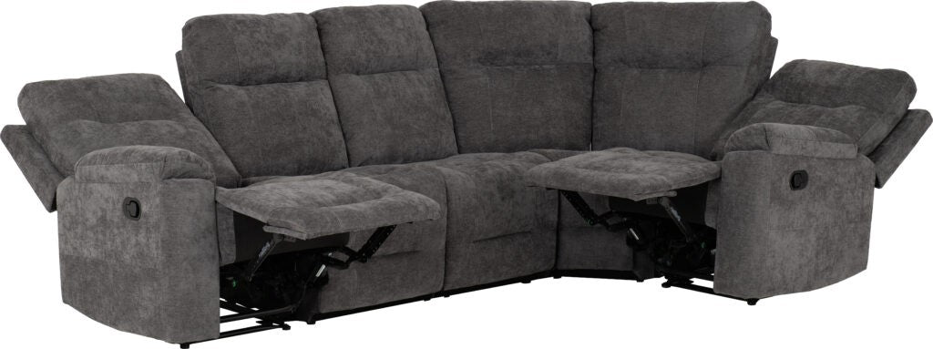 Guildford Corner Sofa – Grey Fabric