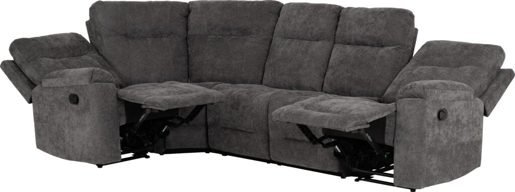 Guildford Corner Sofa – Grey Fabric