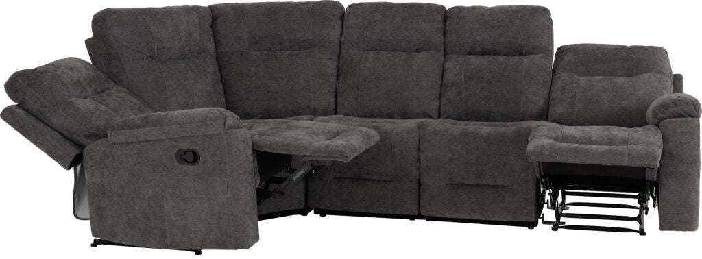 Guildford Corner Sofa – Grey Fabric