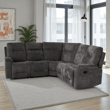 Guildford Corner Sofa – Grey Fabric