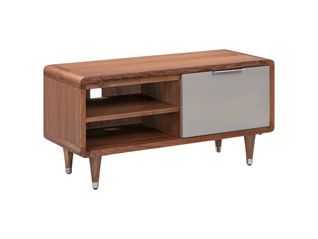 Girona TV Unit - Walnut/Grey