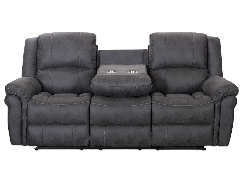 Gloucester Reclining Sofa - Dark Grey