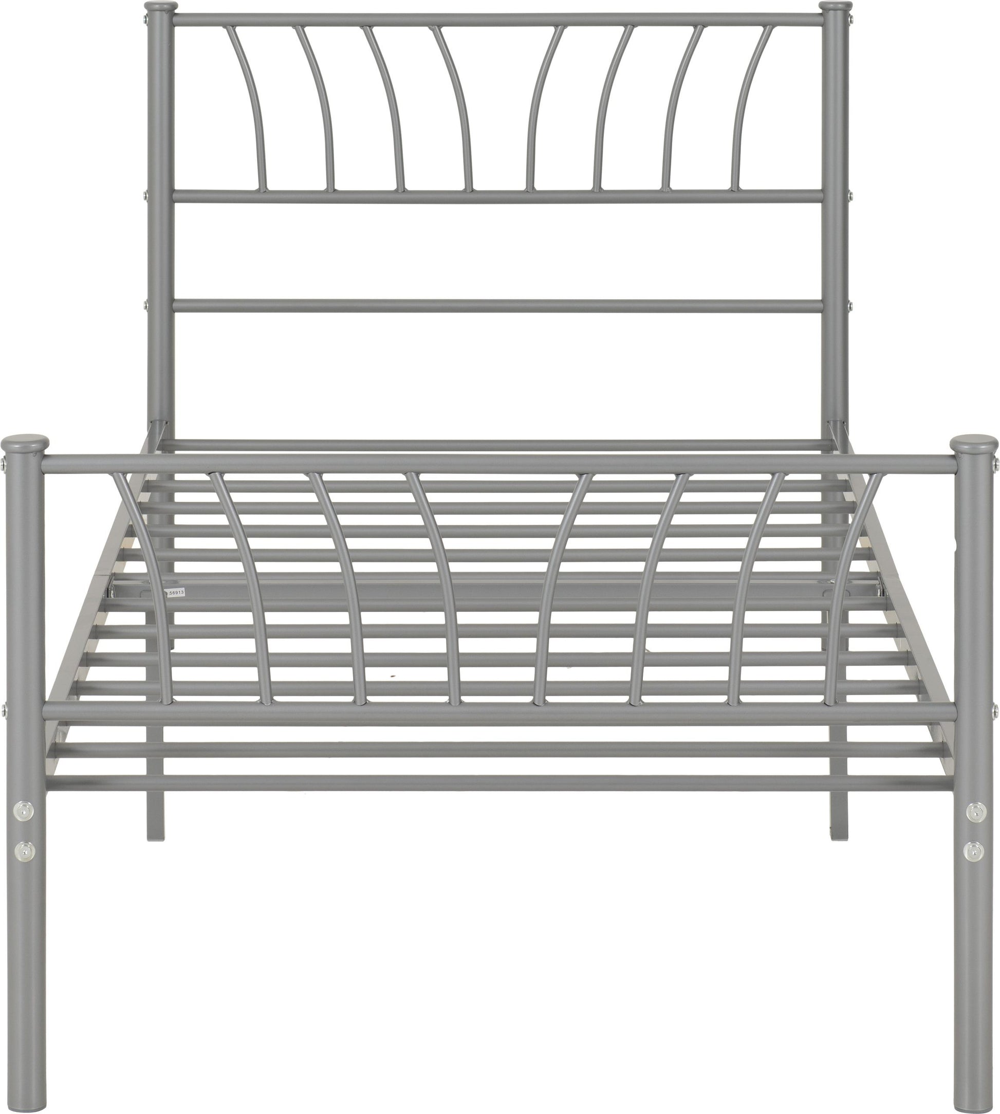 Harlow 3' Bed - Silver