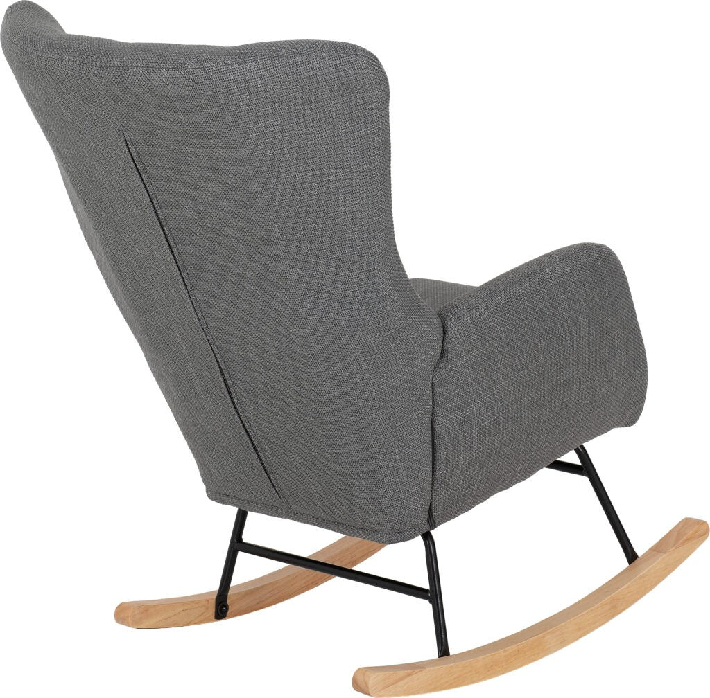 Hayden Rocking Chair – Dark Grey Fabric