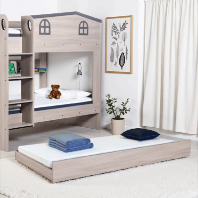 Hector Trundle Bed - Ash Grey