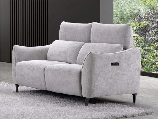 Hampshire 2 Seater Electric Recliner - Light Grey