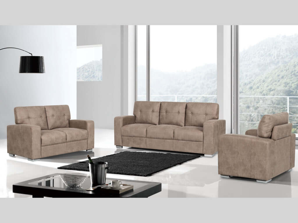  Hampton 3+1+1 Seater Suite - Taupe