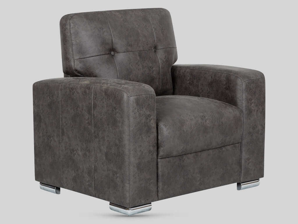 Hampton 3+1+1 Seater Suite - Dark Grey