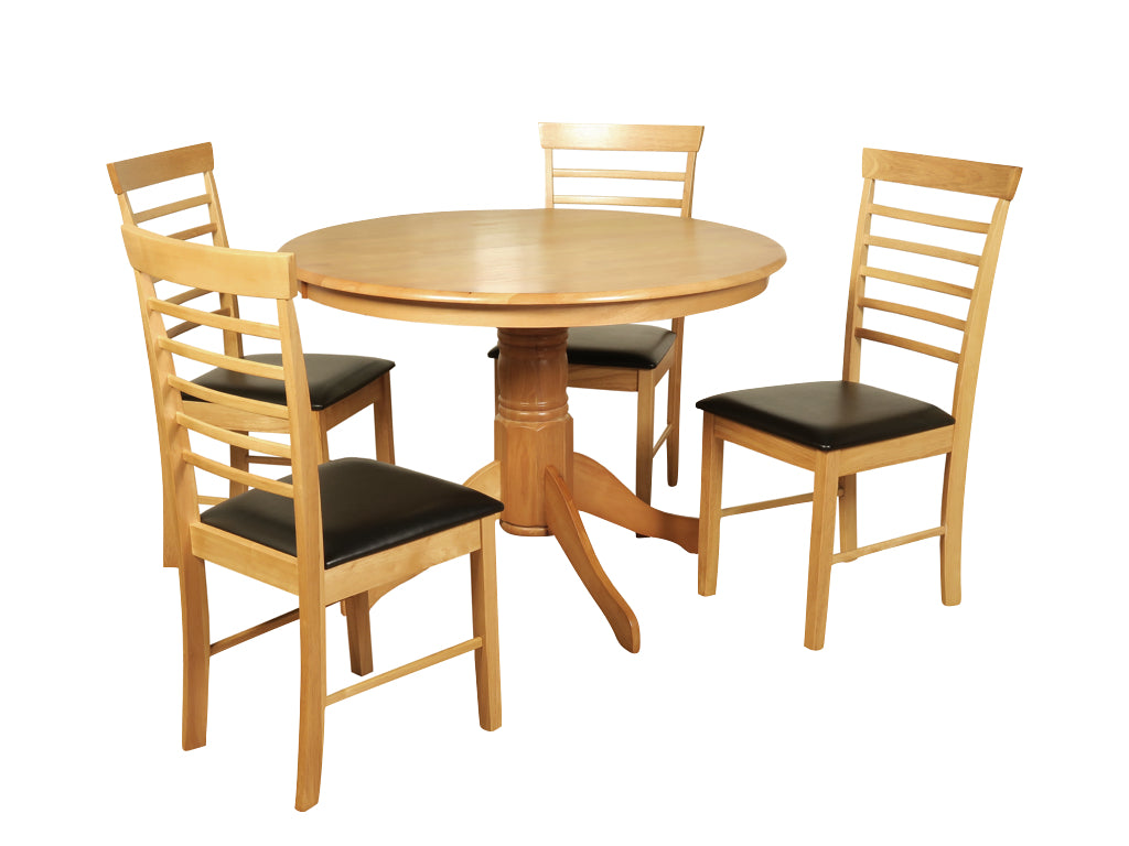 Hanover Large Round Dining Set ( 4 Chairs)