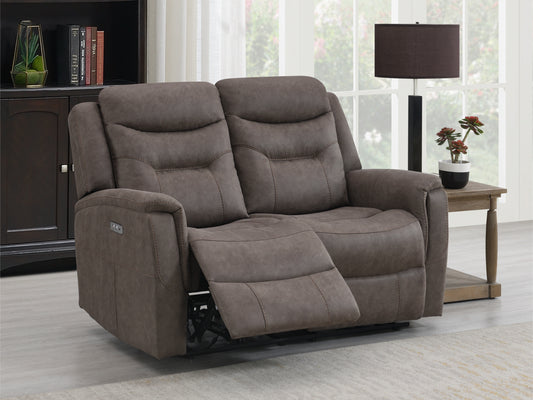 Harrogate 2 Seater Electric Reclining Sofa (Brown)