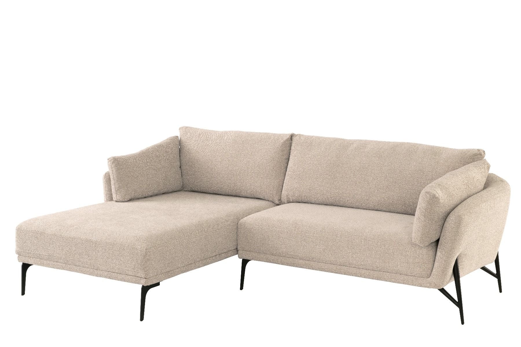 Hilton Corner Sofa Left - Light Grey