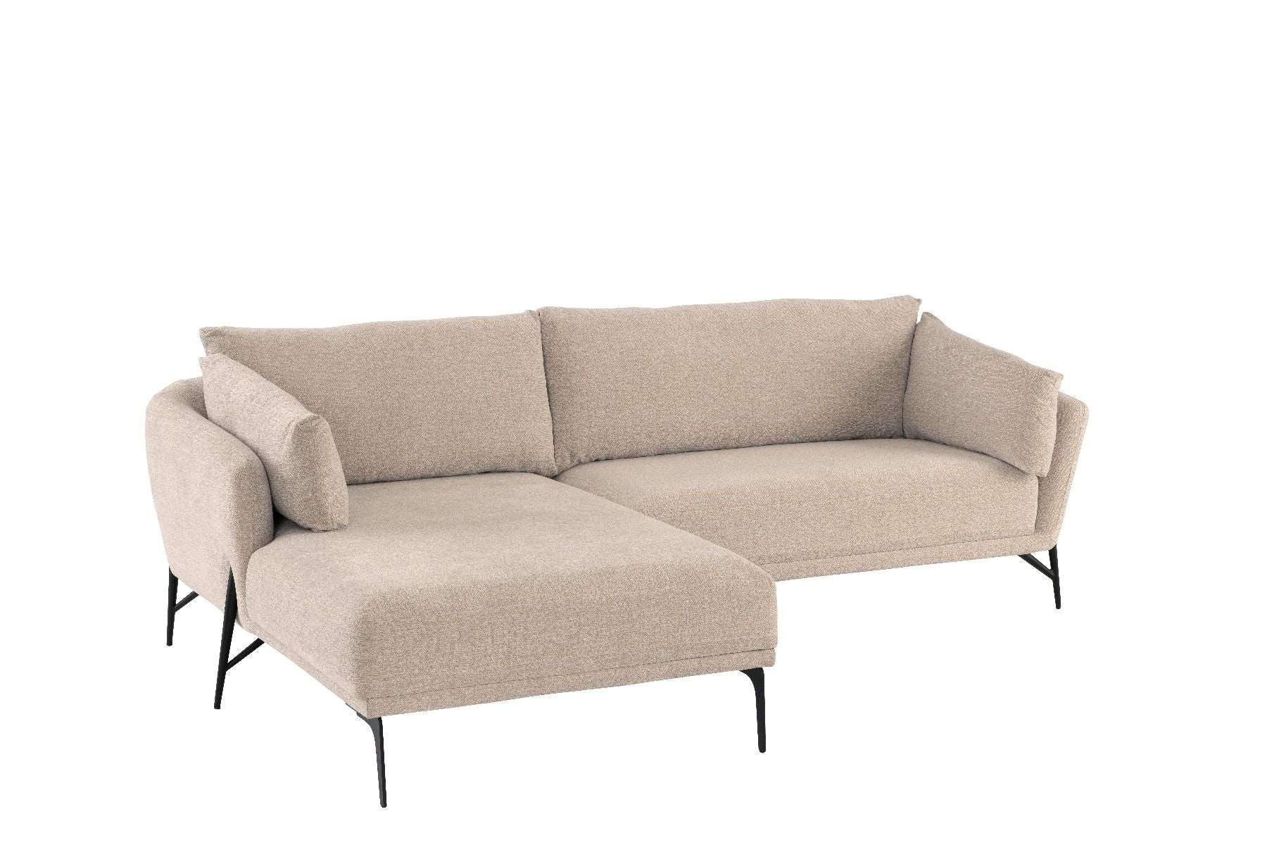 Hilton Corner Sofa Left - Light Grey