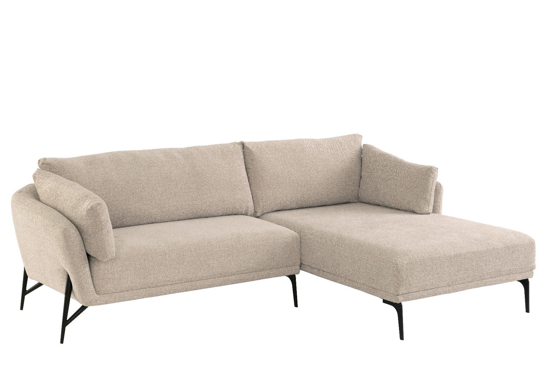 Hilton Corner Sofa Right - Light Grey