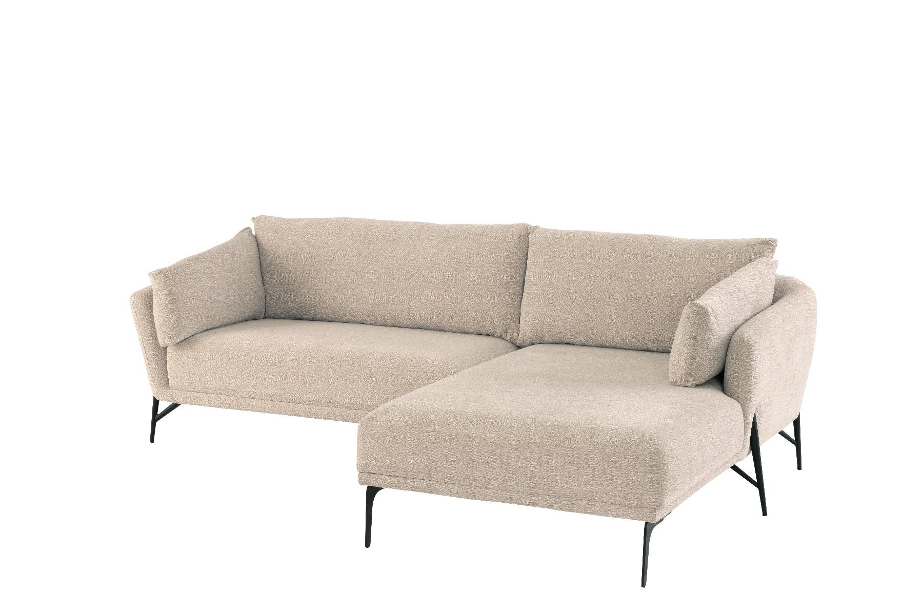 Hilton Corner Sofa Right - Light Grey