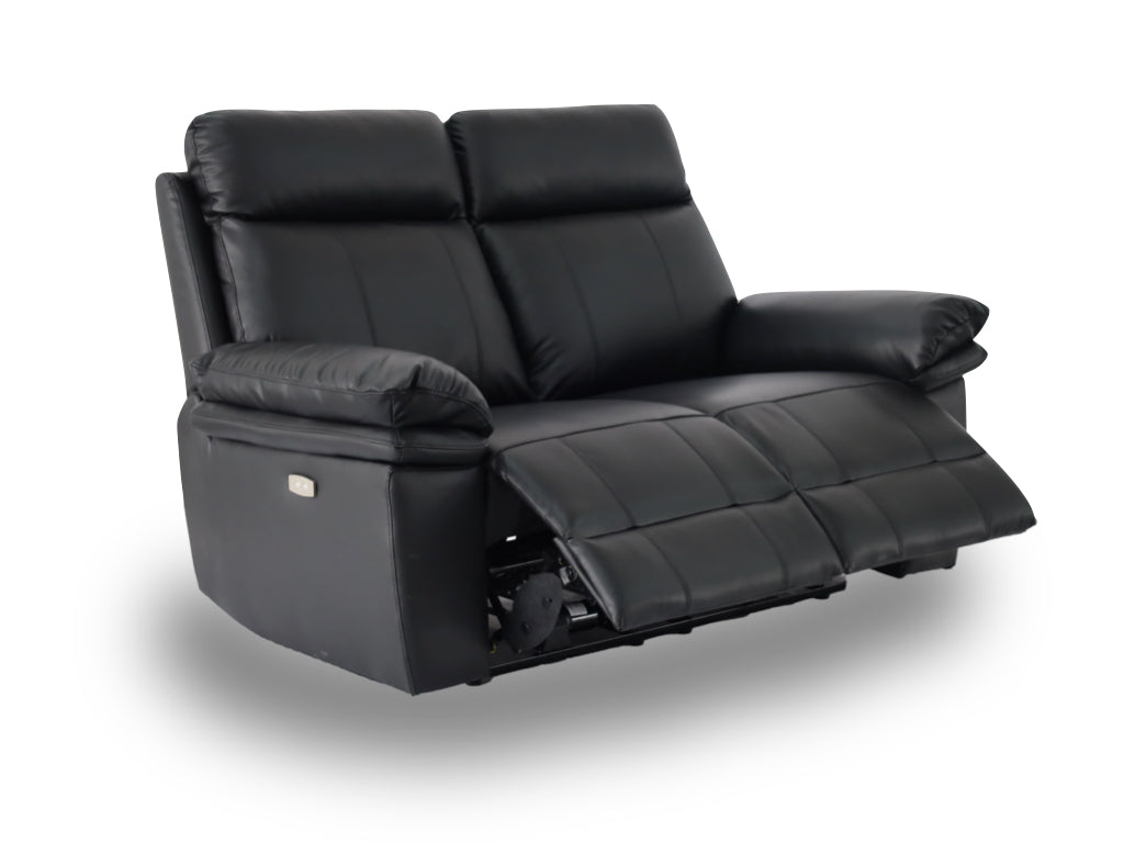 Horizon 3+2 Electric Reclining Leather Suite – Dark Grey