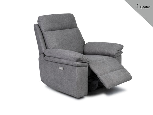 Horizon Electric Recliner Armchair - Dark Grey