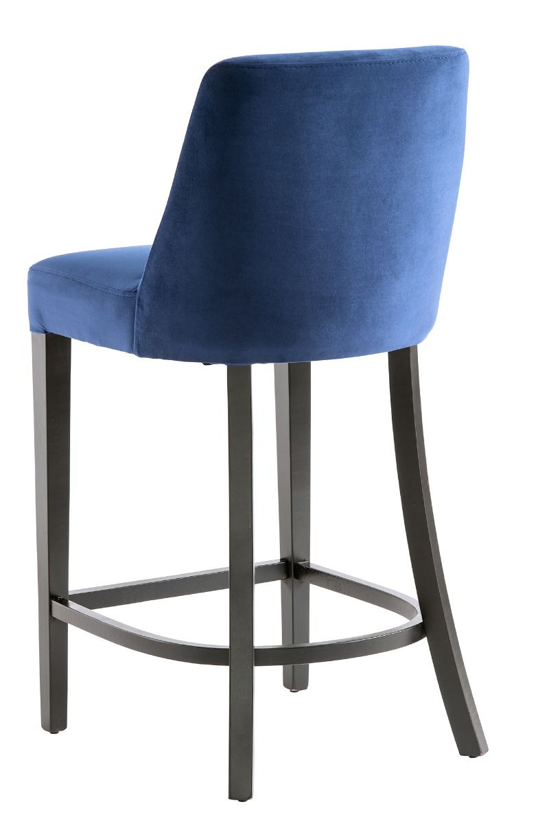 Izmir Barstool - Blue Velvet