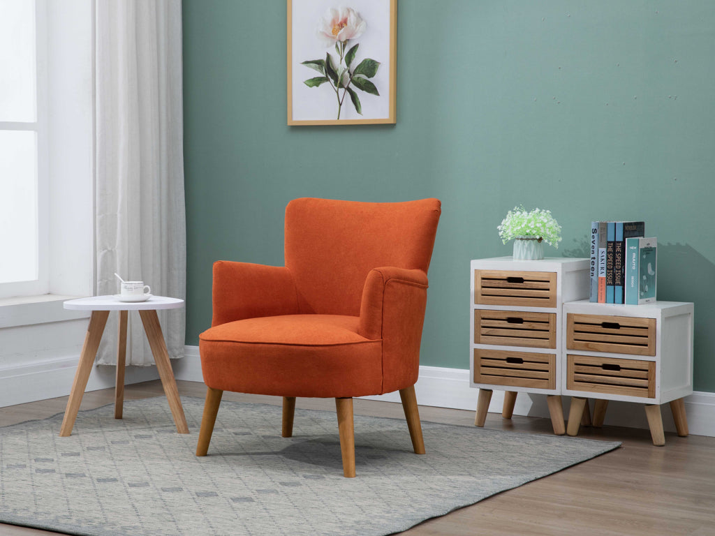 Keira Armchair Sunburnt Orange