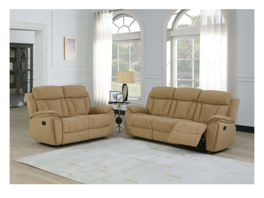 Kensington Manual Recliner 3+2 Suite - Sand
