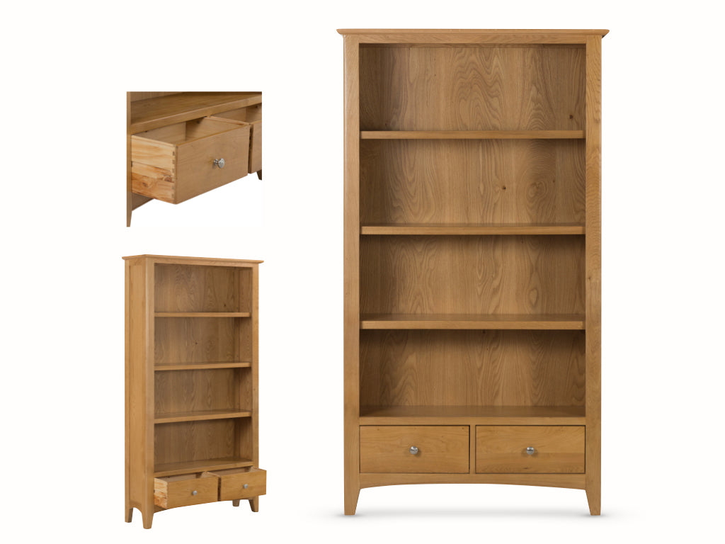 Kilkenny Oak Large Bookcase