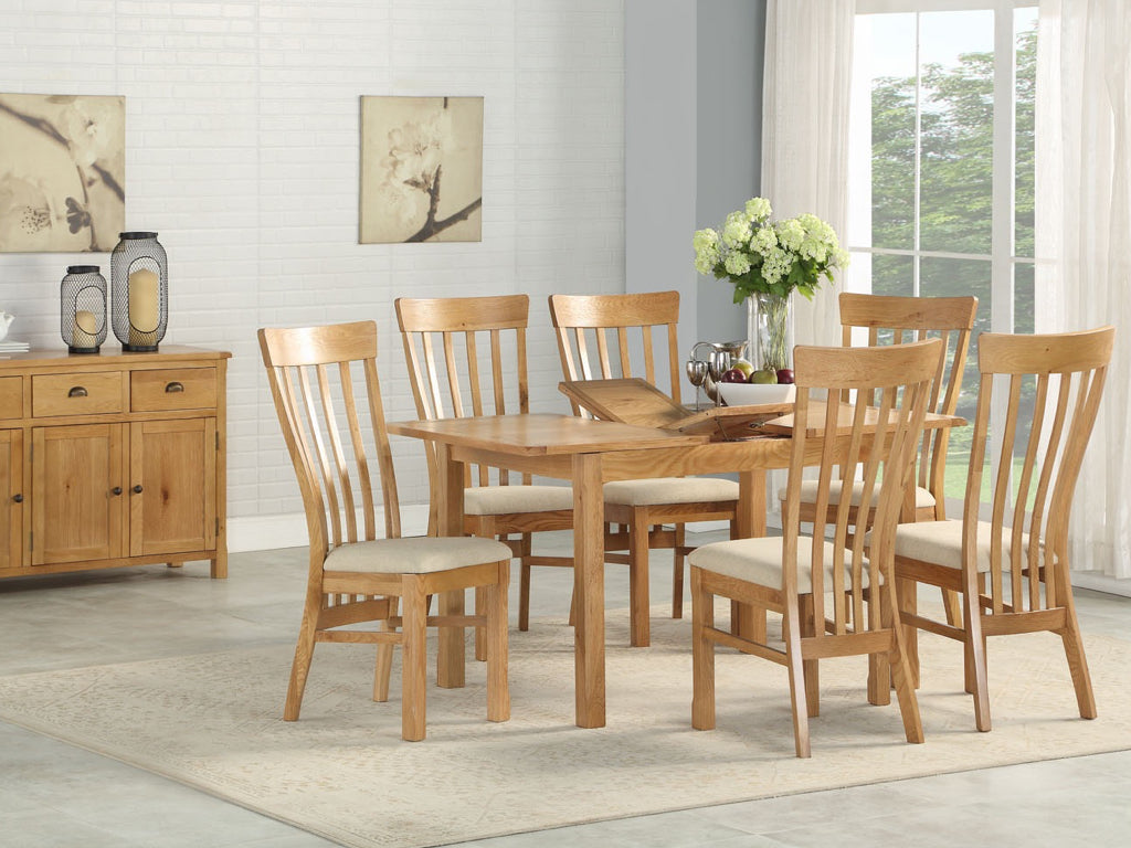 Kilmore Oak 4x2.5 Extension Dining Table