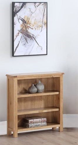 Kilmore Oak Low Bookcase