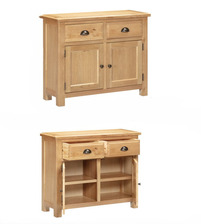 Lugano Oak 2 Door Sideboard