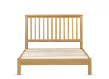 Lugano Oak 5' Slatted Bed